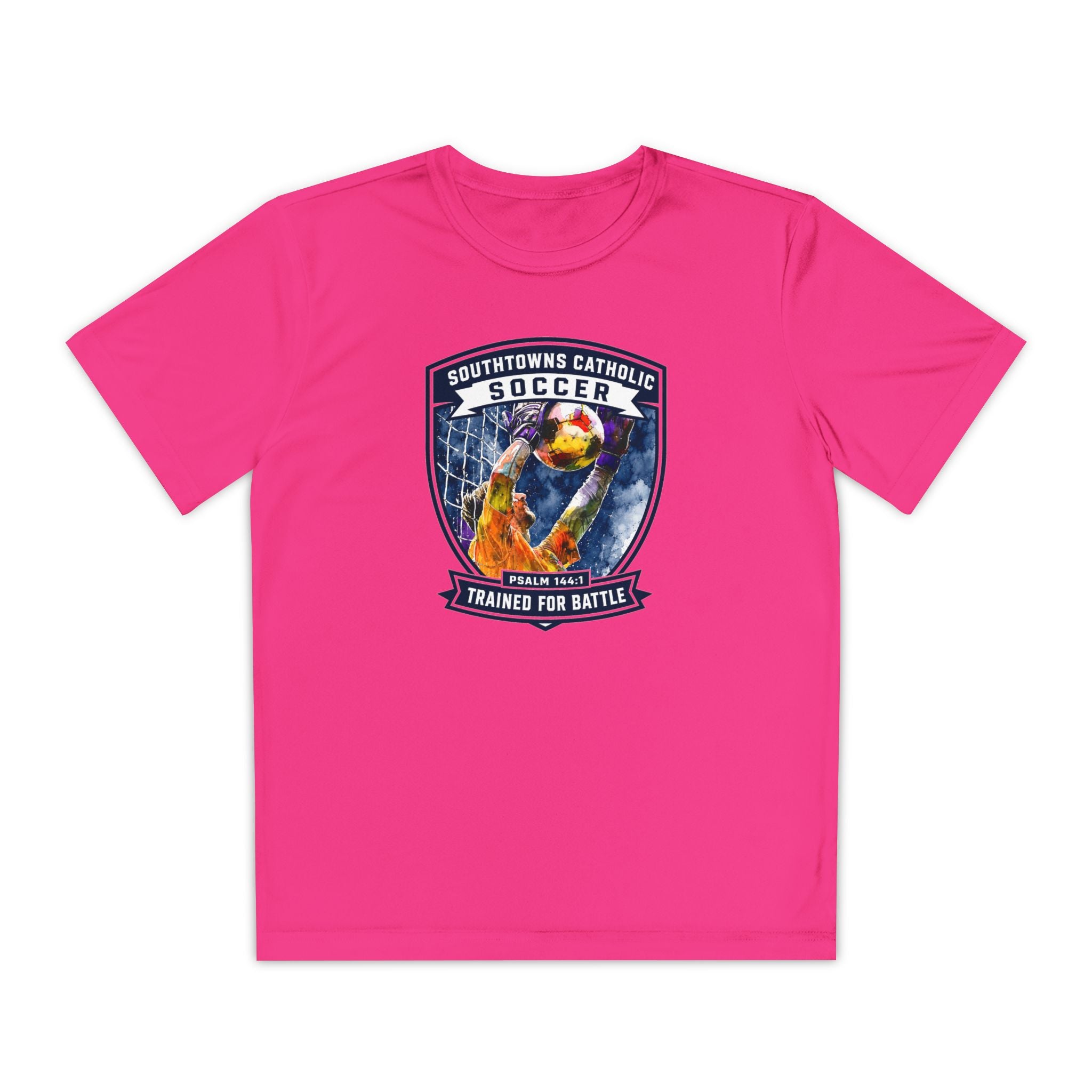 SCS Soccer 'Trained for Battle' T-Shirt (Kids)