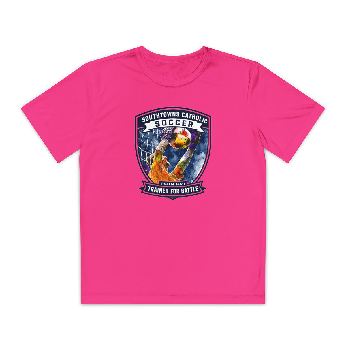 SCS Soccer 'Trained for Battle' T-Shirt (Kids)