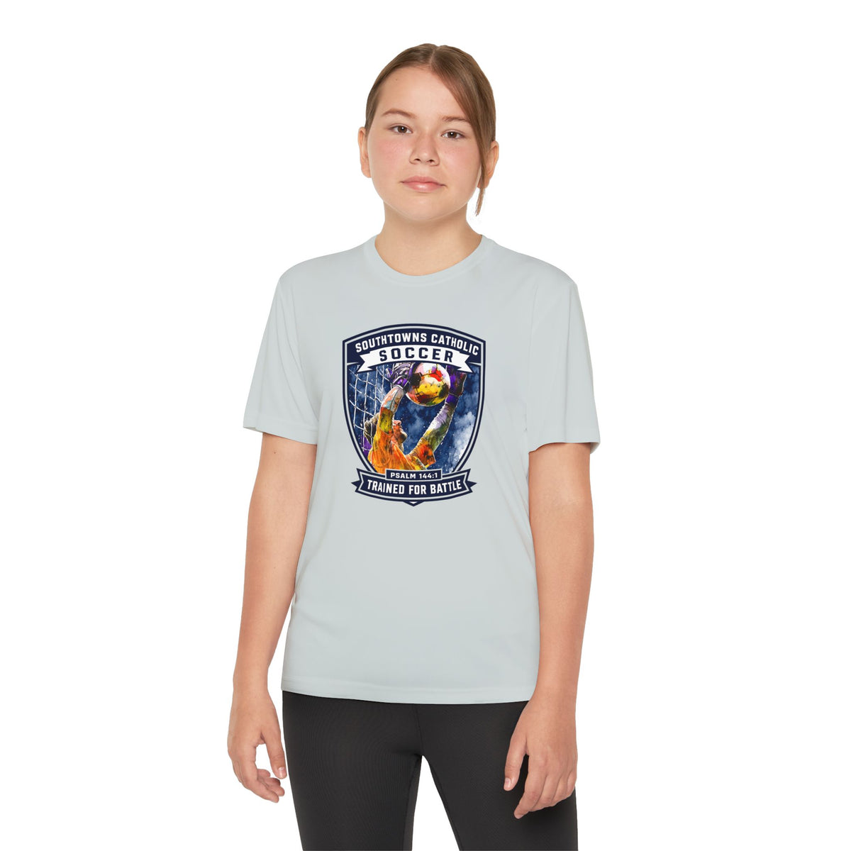 SCS Soccer 'Trained for Battle' T-Shirt (Kids)