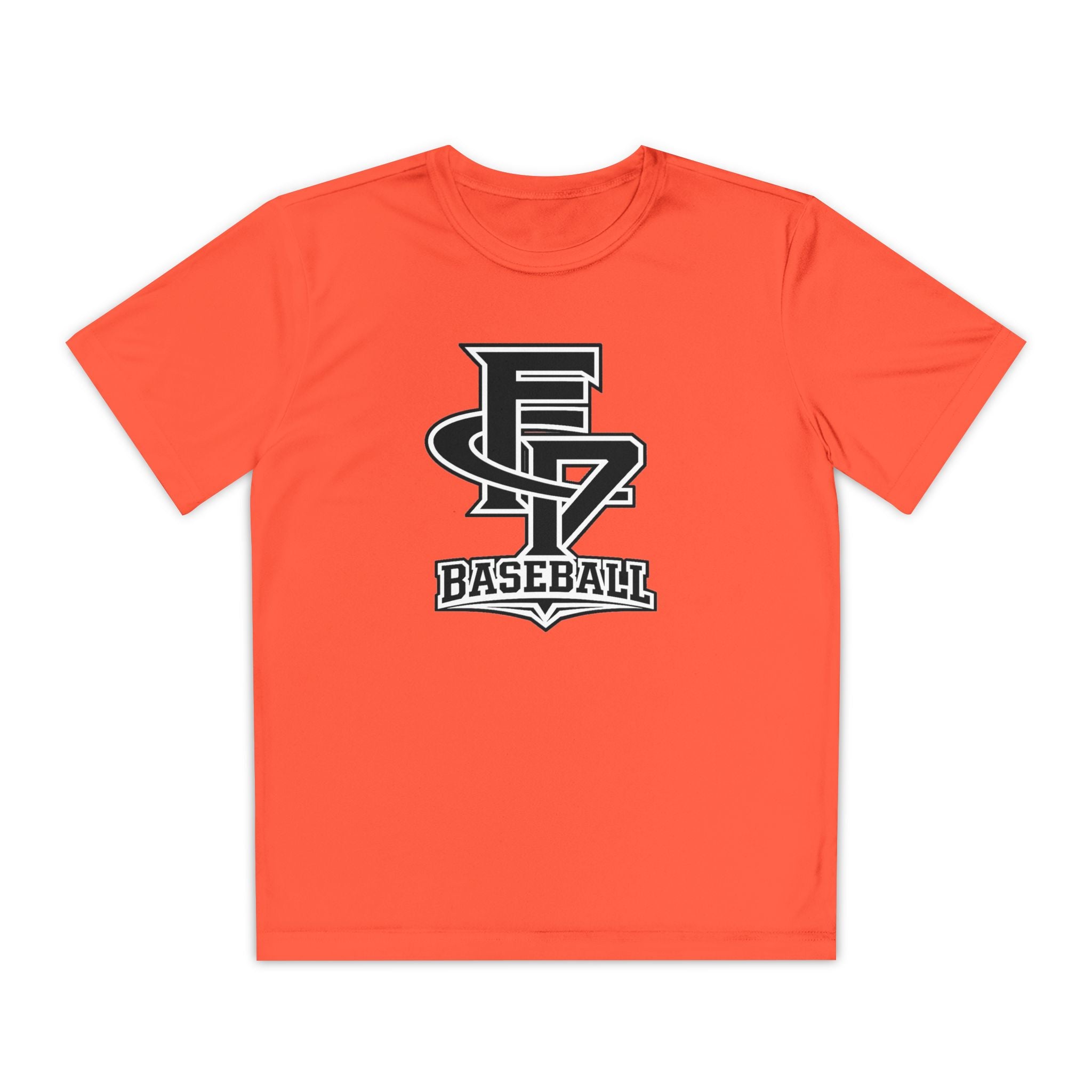 FCP Youth Baseball Dri-Fit Tee: Black Logo Alt