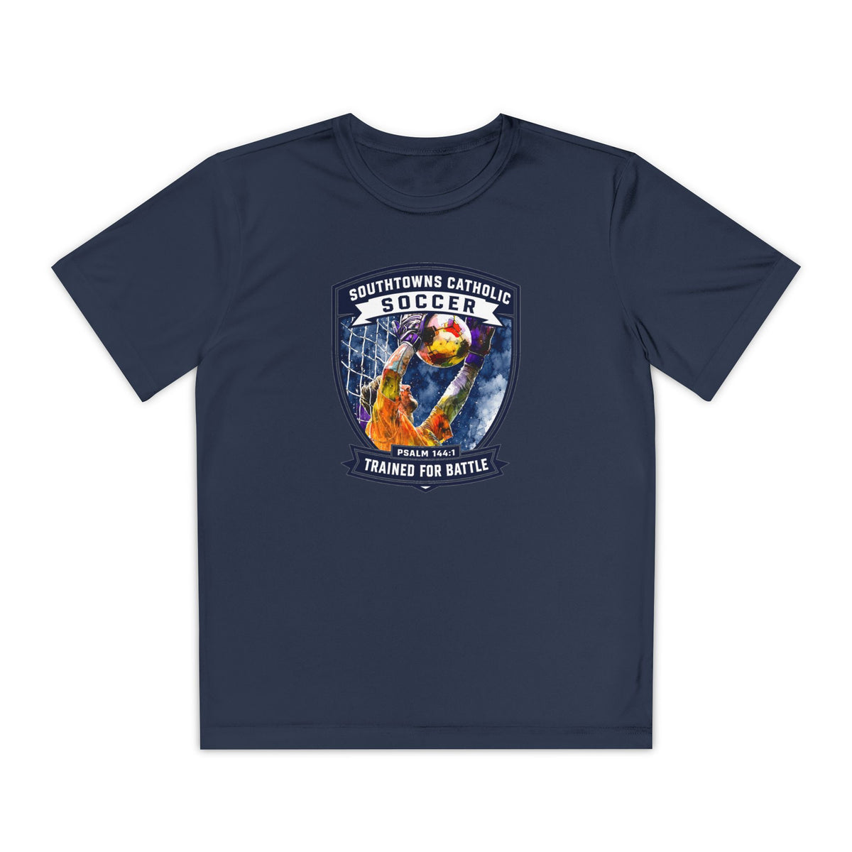 SCS Soccer 'Trained for Battle' T-Shirt (Kids)
