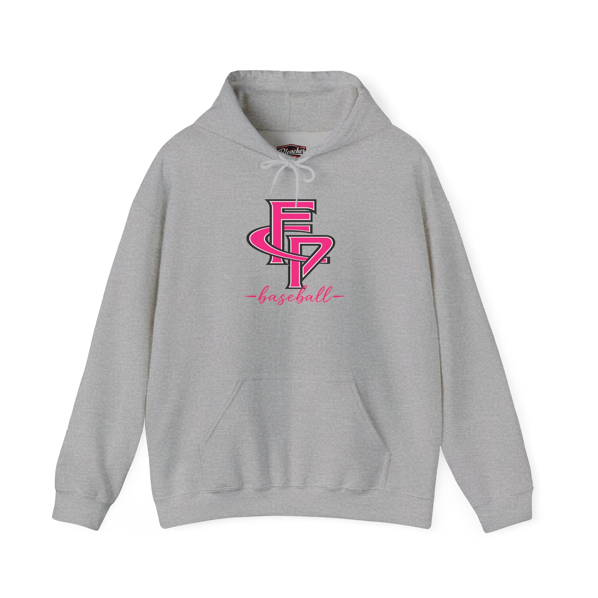 FCP Adult Baseball Hoodie: Pink Pullover