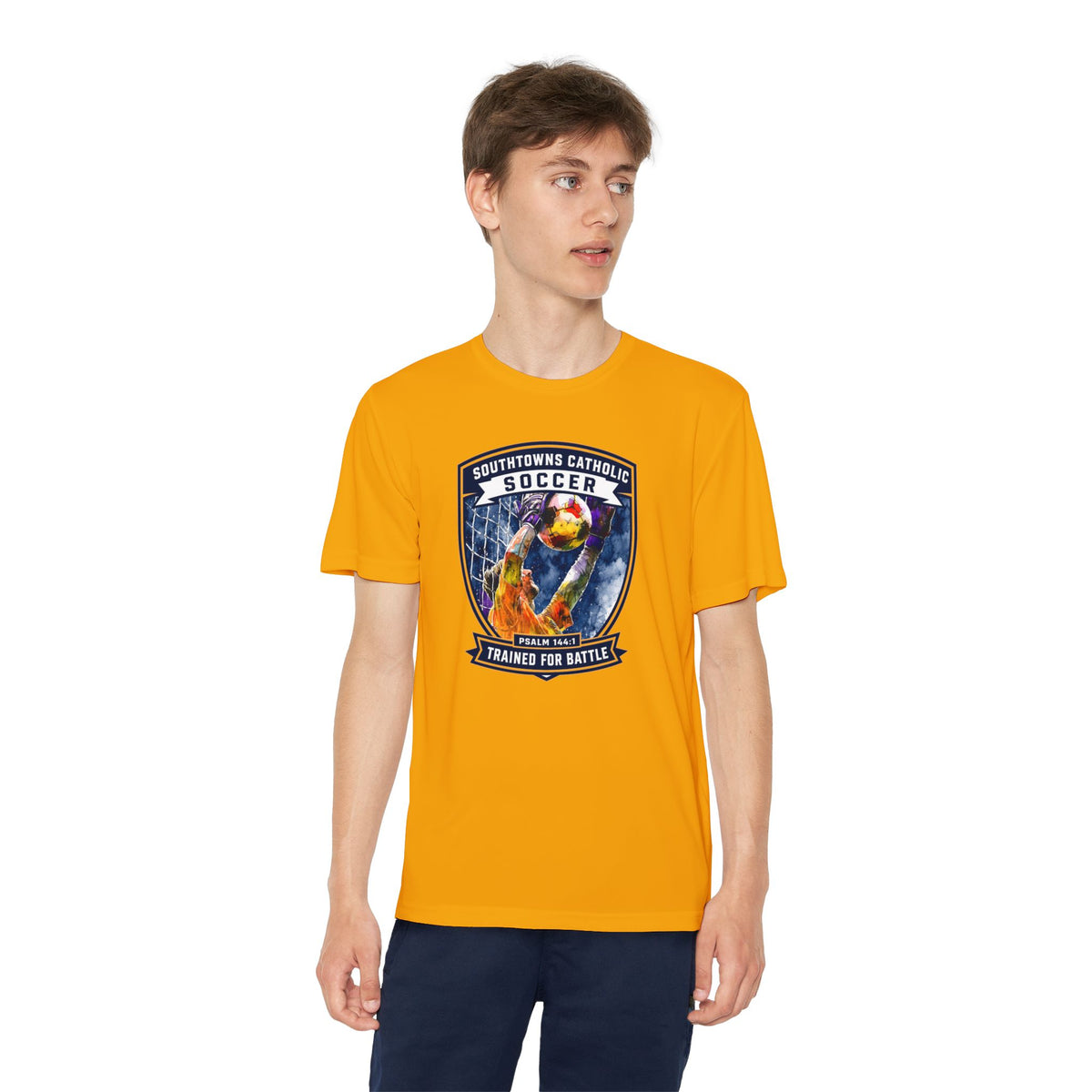 SCS Soccer 'Trained for Battle' T-Shirt (Kids)