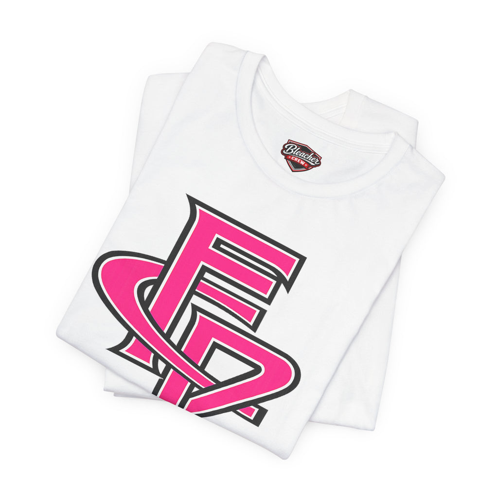 FCP Adult Baseball Tee: Pink Competitor
