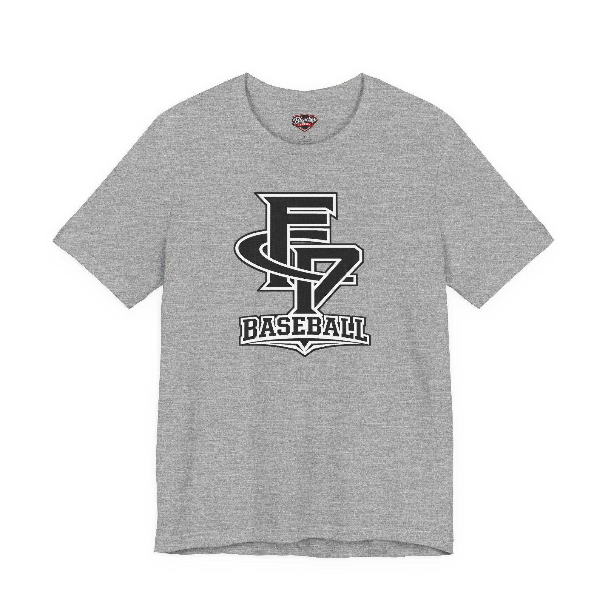 FCP Adult Baseball Tee: Black Logo Alt