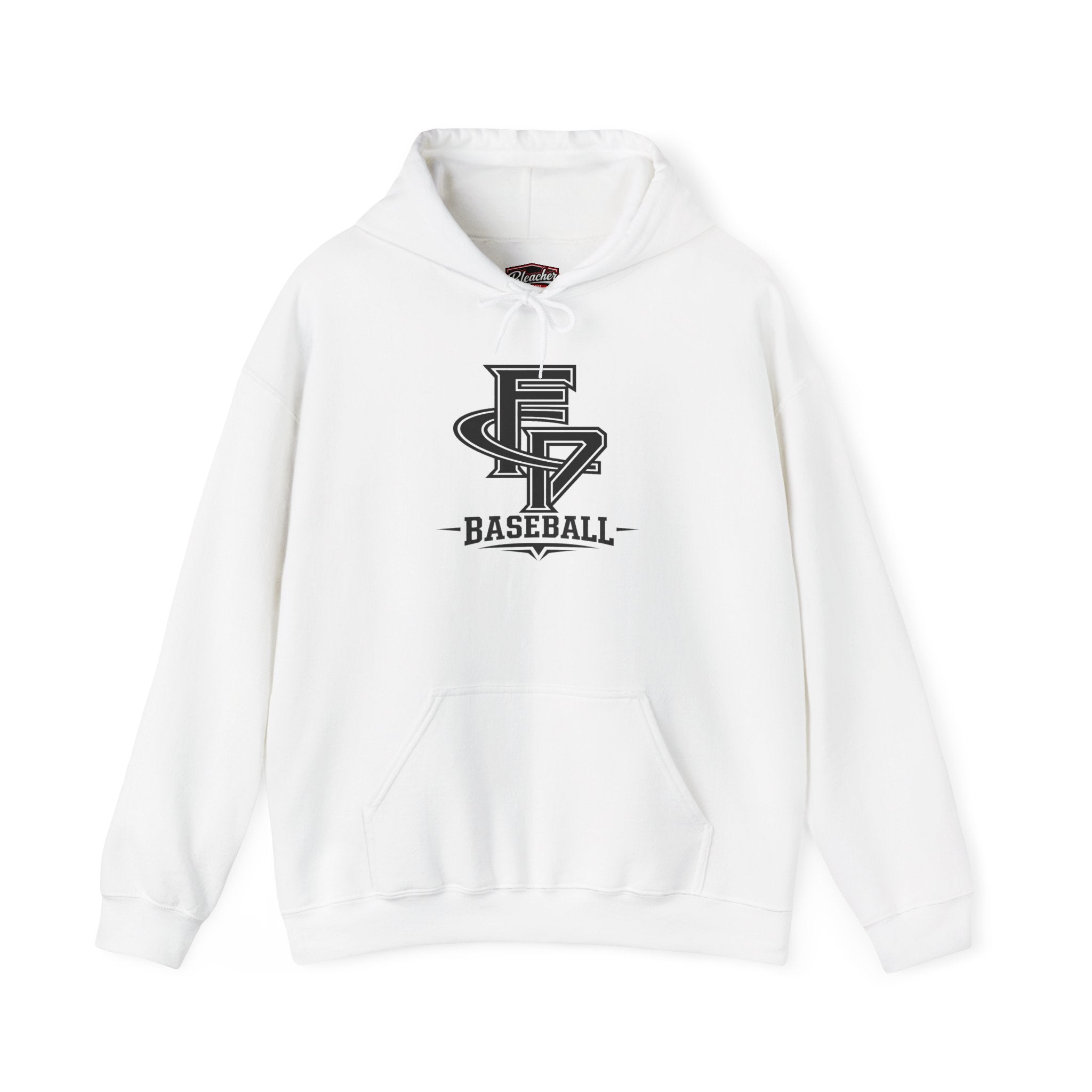 FCP Adult Baseball Hoodie: Black Logo
