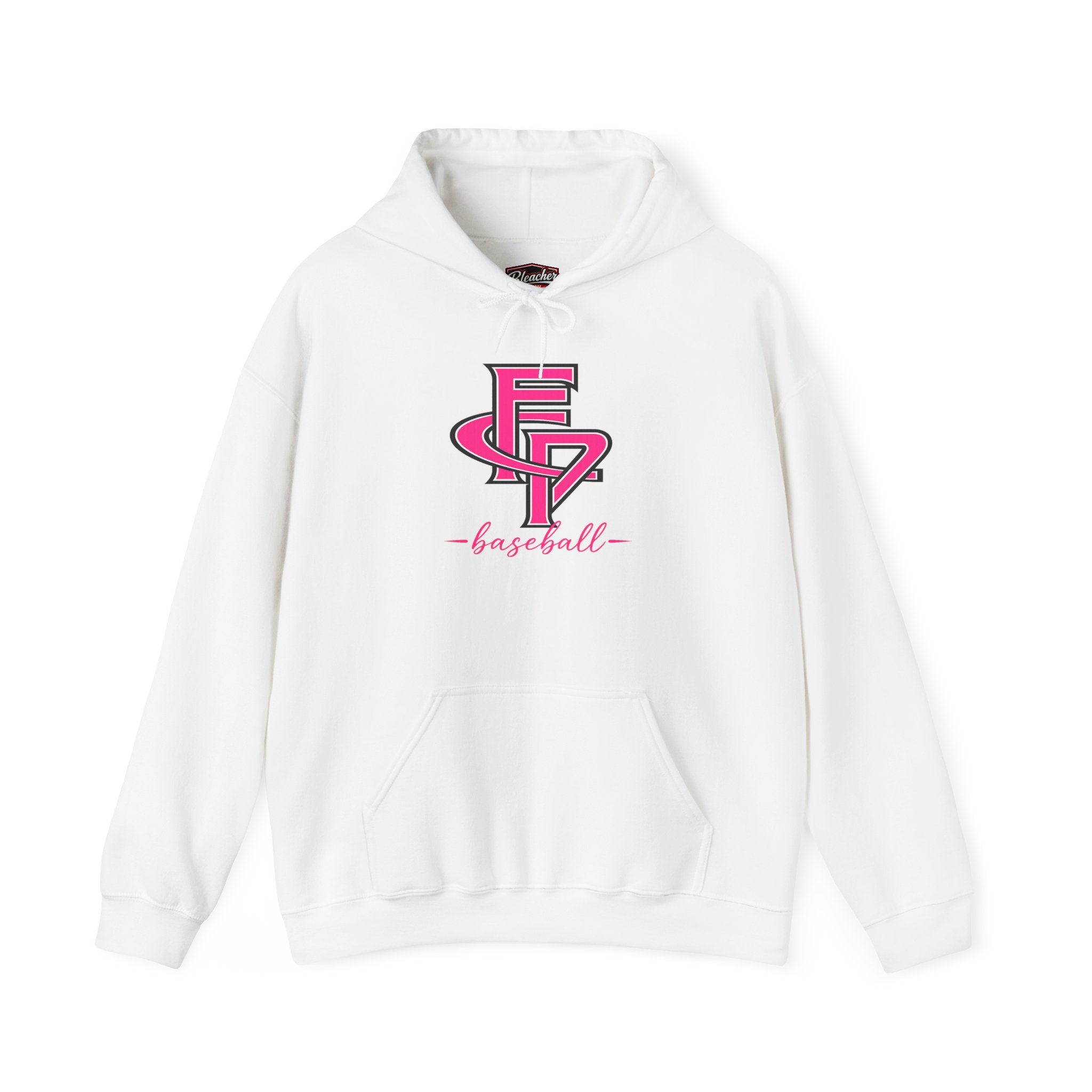 FCP Adult Baseball Hoodie: Pink Pullover
