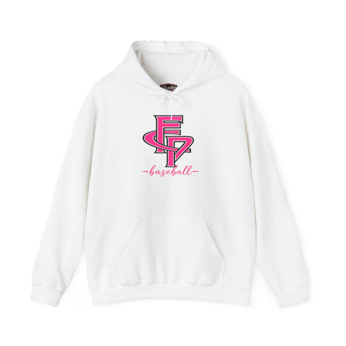 FCP Adult Baseball Hoodie: Pink Pullover